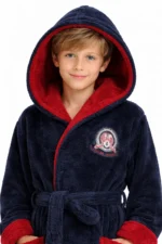 Szlafrok Młodzieżowy soft model: Massimo (11/12, 13/14, 15/16) - obrazek 3