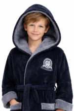 Szlafrok Młodzieżowy soft model: Massimo (11/12, 13/14, 15/16) - obrazek 3