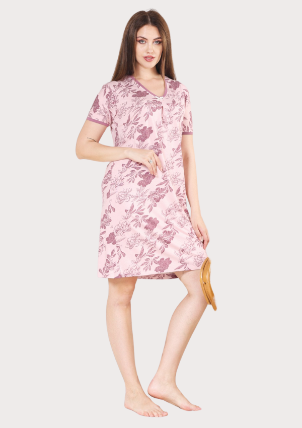 KOSZULA NOCNA DAMSKA model: 8026 (2XL, 3XL, 4XL, 5XL)