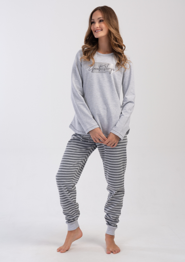 PIŻAMA DAMSKA ocieplana model: 4030340000 (1XL, 2XL, 3XL, 4XL)
