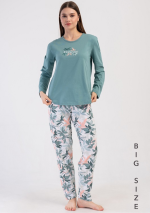 PIŻAMA DAMSKA model: 4100124677 (1XL, 2XL, 3XL, 4XL)
