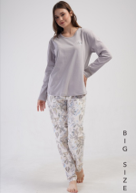 PIŻAMA DAMSKA model: 4100160446 (1XL, 2XL, 3XL, 4XL)