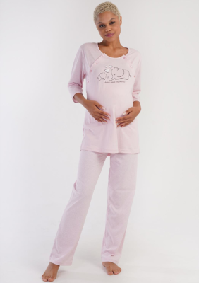 PIŻAMA DAMSKA do karmienia model: 3070011363 (S, M, L, XL)