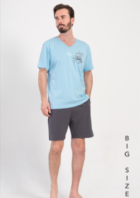 PIŻAMA MĘSKA model: 4091820000 (1XL, 2XL, 3XL, 4XL)
