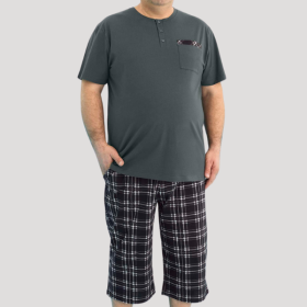 PIŻAMA MĘSKA model: 250325 (2XL, 3XL, 4XL)
