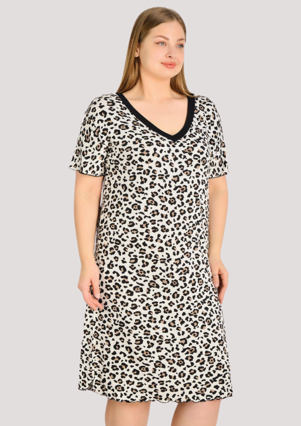 KOSZULA NOCNA DAMSKA model: 23057 (2XL, 3XL, 4XL, 5XL)