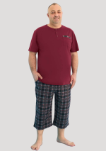 PIŻAMA MĘSKA model: 250326 (2XL, 3XL, 4XL)