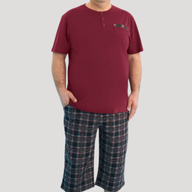 PIŻAMA MĘSKA model: 250326 (2XL, 3XL, 4XL)