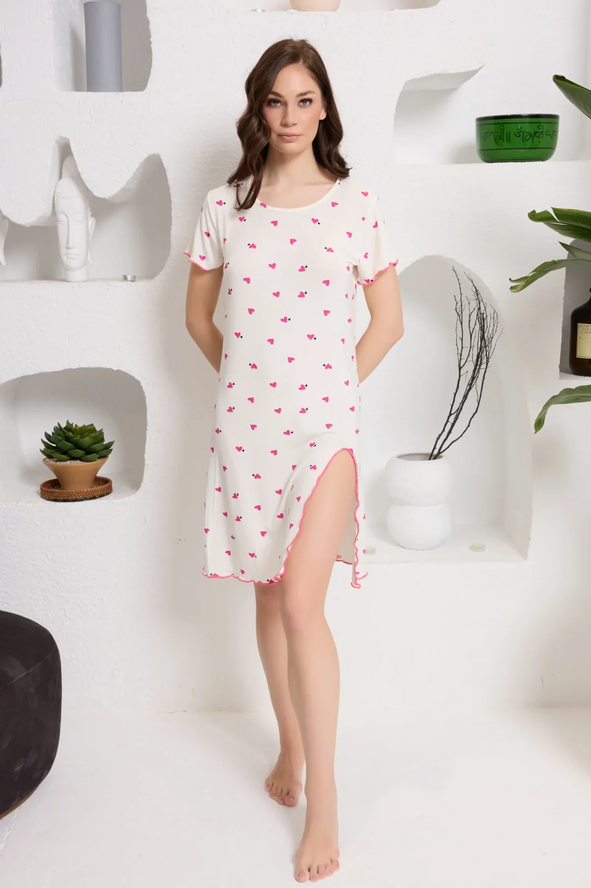 KOSZULA NOCNA DAMSKA model: 6023 (M, L, XL, XXL) - obrazek 2