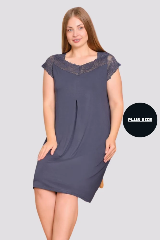 KOSZULA NOCNA DAMSKA model: D23069 (2XL, 3XL, 4XL, 5XL)
