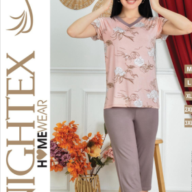 PIŻAMA DAMSKA model: 4163 (M, L, XL, 2XL, 3XL)