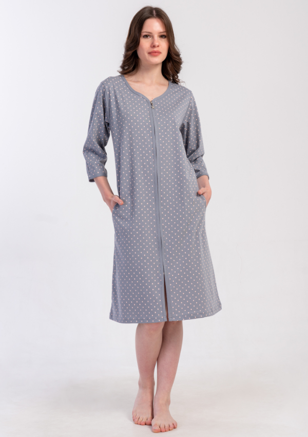 SZLAFROK DAMSKI na suwak model: 5033051248 (L, XL, XXL)