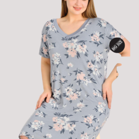 KOSZULA NOCNA DAMSKA model: 23046 (2XL, 3XL, 4XL, 5XL)