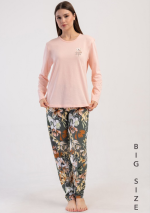 PIŻAMA DAMSKA model: 4100140171 (1XL, 2XL, 3XL, 4XL)
