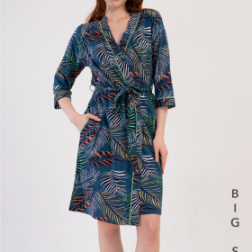 SZLAFROK DAMSKI bawełniany model: 4100675136 (1XL, 2XL, 3XL, 4XL)