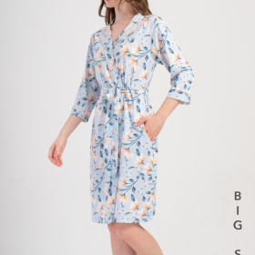 SZLAFROK DAMSKI bawełniany model: 4092010710 (1XL, 2XL, 3XL, 4XL)