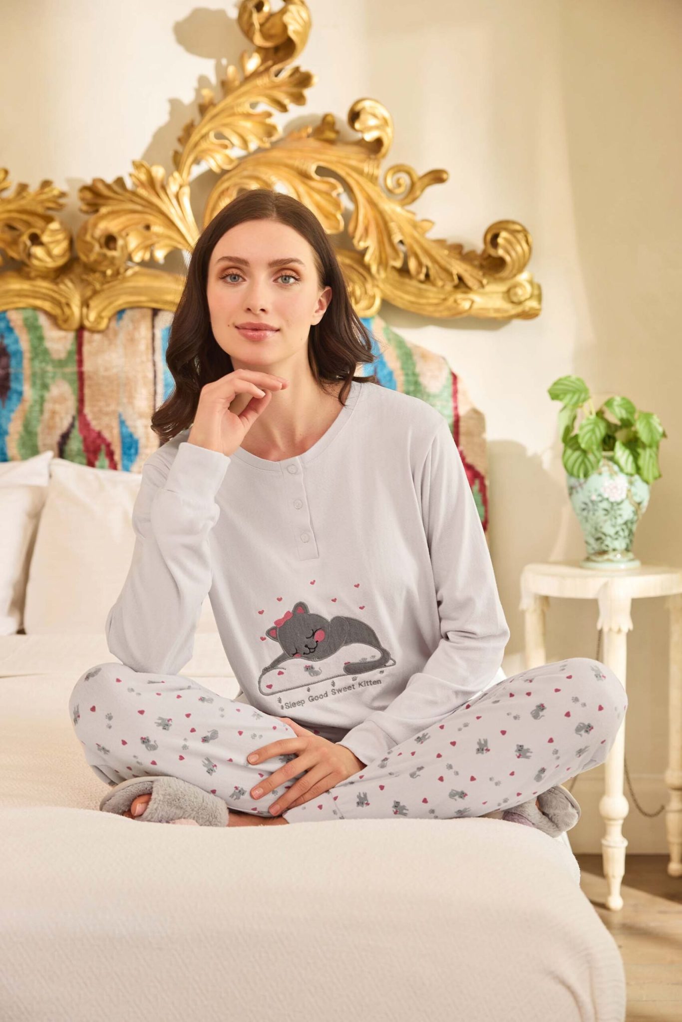 PIŻAMA DAMSKA termal model: 240664  (M, L, XL) - obrazek 2