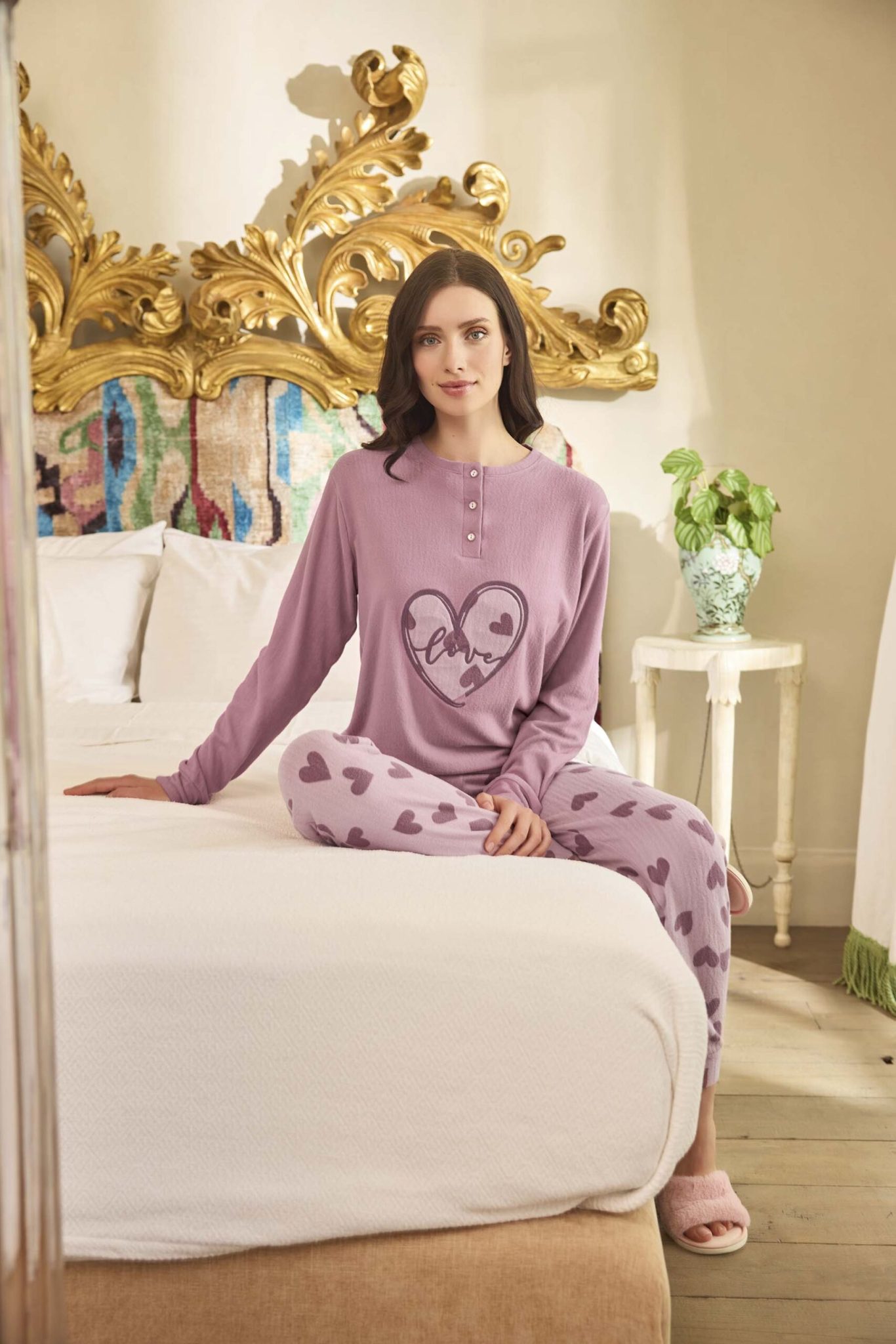 PIŻAMA DAMSKA termal model: 240665  (M, L, XL) - obrazek 2