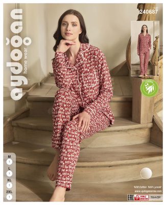 PIŻAMA DAMSKA model: 240687 (M, L, XL, XXL) - obrazek 2