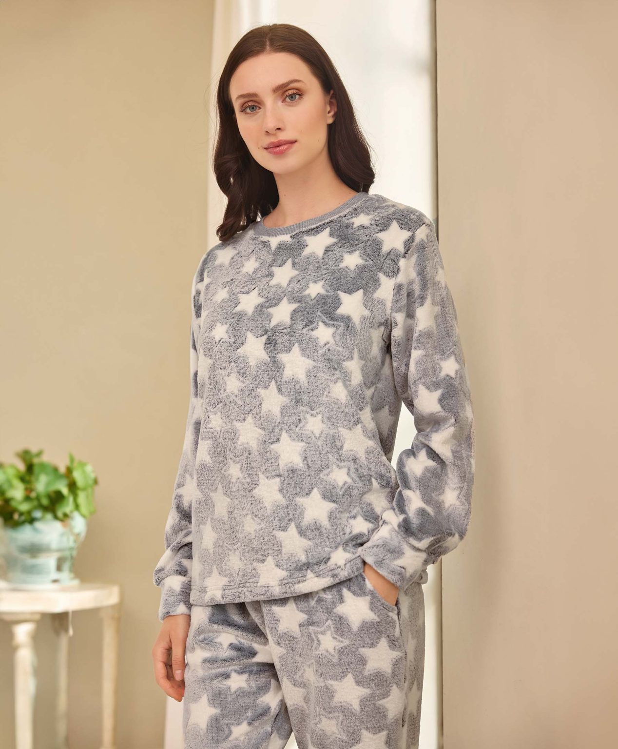 PIŻAMA DAMSKA soft model: 240697 (S, M, L, XL) - obrazek 2