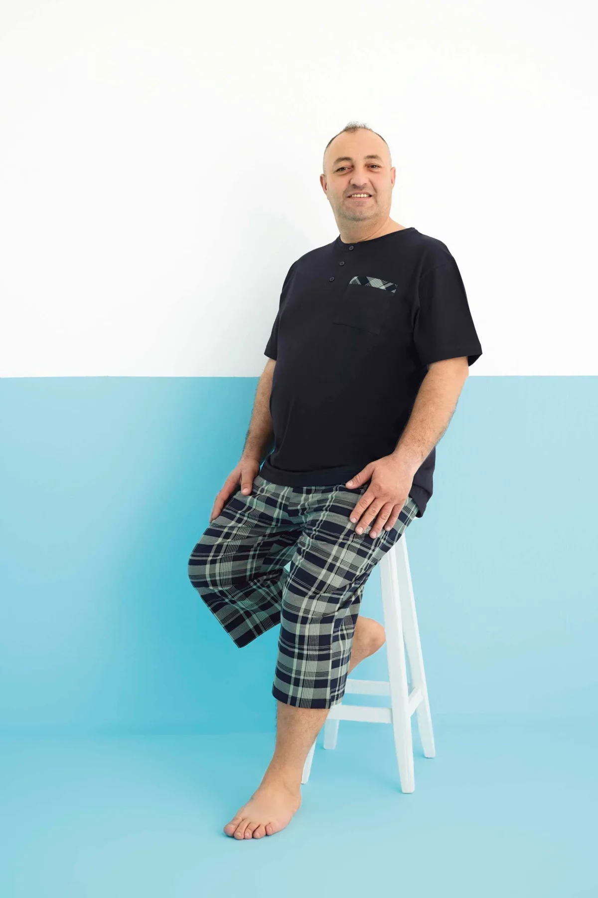 PIŻAMA MĘSKA model: 250330 (2XL, 3XL, 4XL) - obrazek 3