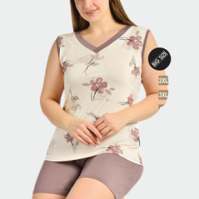 PIŻAMA DAMSKA model: K30039 (2XL, 3XL, 4XL, 5XL)