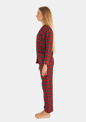 PIŻAMA DAMSKA FLANELOWA model: Formax (S, M, L, XL, XXL) - obrazek 3