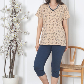 PIŻAMA DAMSKA model: 5127 (L, XL, 1XL, 2XL, 3XL)