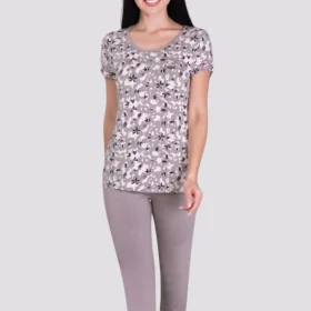 PIŻAMA DAMSKA model: D4040 (M, L, XL, 2XL, 3XL)