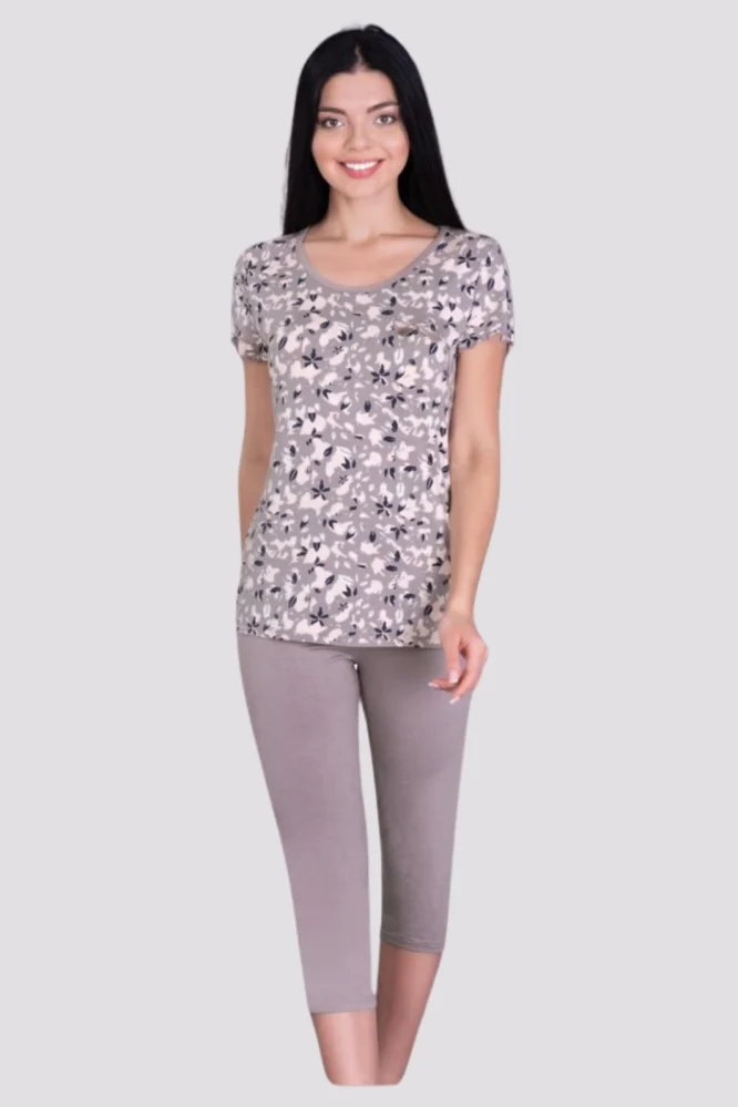 PIŻAMA DAMSKA model: D4040 (M, L, XL, 2XL, 3XL)