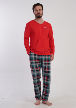 PIŻAMA MĘSKA model: 5032270424 (1XL, 2XL, 3XL, 4XL)