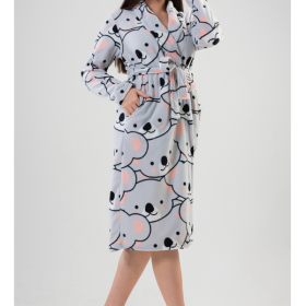 SZLAFROK DAMSKI Polarowy model: 2031790222 2090030222