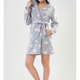 SZLAFROK DAMSKI Polarowy model: 2032000228