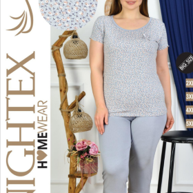 PIŻAMA DAMSKA model: 24036 (2XL, 3XL, 4XL, 5XL)