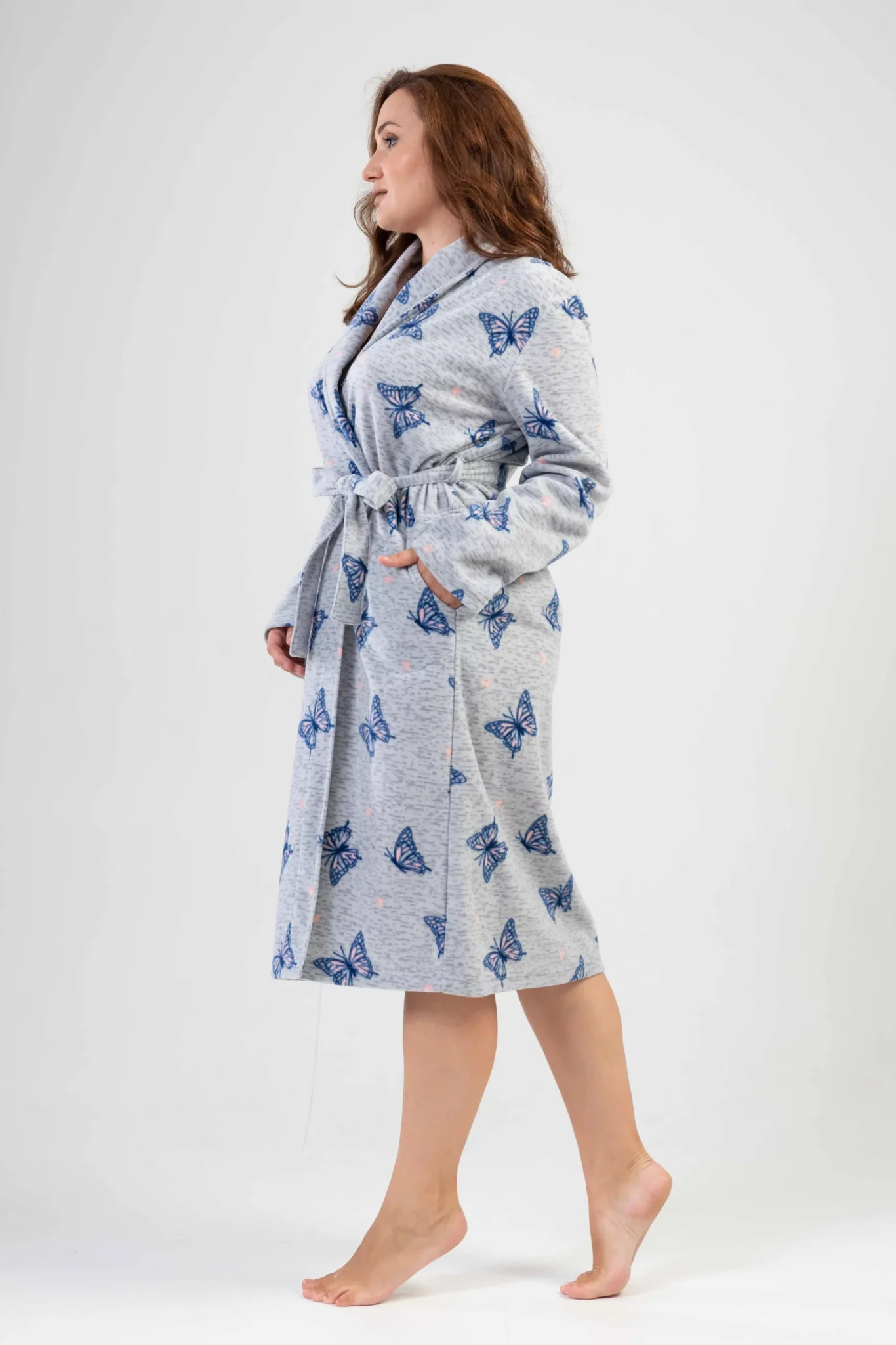 SZLAFROK DAMSKI polarowy model: 2031940196 (1XL, 2XL, 3XL, 4XL) - obrazek 4