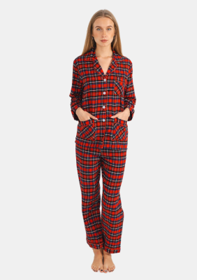 PIŻAMA DAMSKA FLANELOWA model: Formax (S, M, L, XL, XXL)