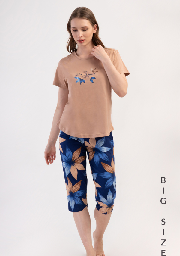 PIŻAMA DAMSKA model: 4084969199 (1XL, 2XL, 3XL, 4XL)