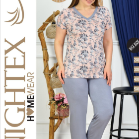 PIŻAMA DAMSKA model: B40000 (2XL, 3XL, 4XL, 5XL)