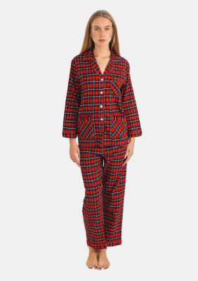 PIŻAMA DAMSKA FLANELOWA model: Formax (S, M, L, XL, XXL) - obrazek 6