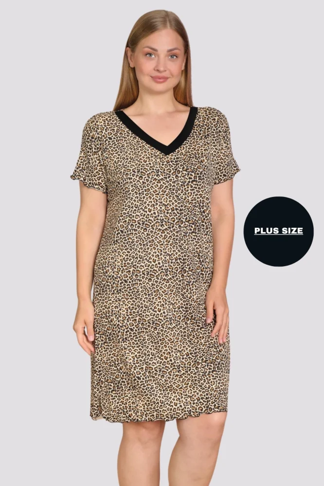 KOSZULA NOCNA DAMSKA model: 23117 (2XL, 3XL, 4XL, 5XL)