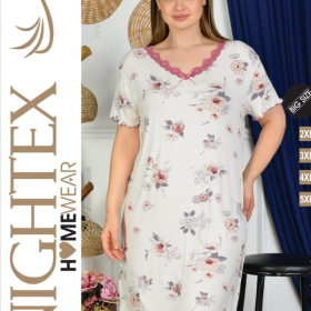 KOSZULA NOCNA DAMSKA model: 23082 (2XL, 3XL, 4XL, 5XL)