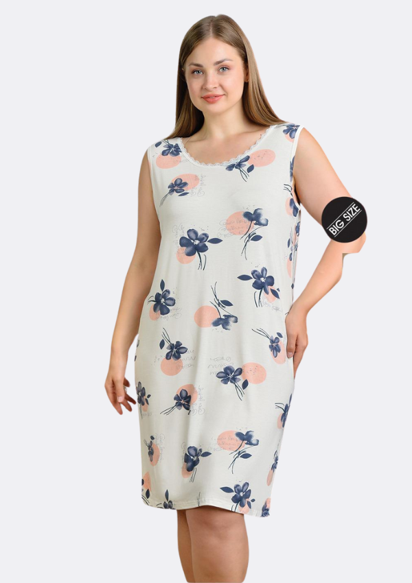 KOSZULA NOCNA DAMSKA model: 23102 (2XL, 3XL, 4XL, 5XL)