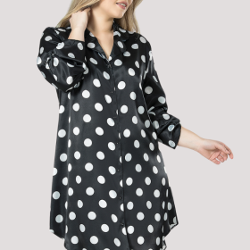 KOSZULA NOCNA satynowa model: 1608655029 (1XL, 2XL, 3XL)