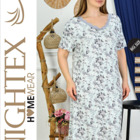 KOSZULA NOCNA DAMSKA model: 23080 (2XL, 3XL, 4XL, 5XL)