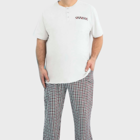 PIŻAMA MĘSKA model: 250181 (2XL, 3XL, 4XL)
