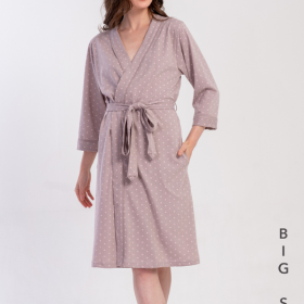 SZLAFROK DAMSKI bawełniany model: 5030151405 (1XL, 2XL, 3XL, 4XL)