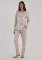 PIŻAMA DAMSKA interlock model: 3032600000 (S, M, L, XL)