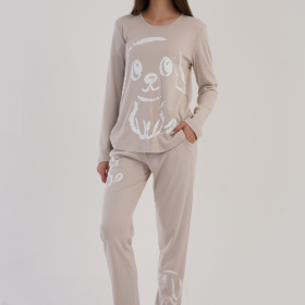 PIŻAMA DAMSKA interlock model: 3032600000 (S, M, L, XL)