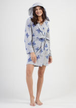SZLAFROK DAMSKI polarowy model: 2031910196 (S, M, L, XL)