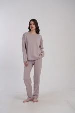 PIŻAMA DAMSKA interlock model: 5030171405 (S, M, L, XL) - obrazek 3
